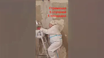 Стремянка  #малярныеработы  #малярныйинструмент #стремянка