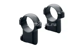 Стальные быстросъёмные кольца среднего профиля на Sako от Leupold, диаметр 26 мм, высота 21.8 мм