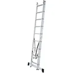 Новая высота Лестница алюминиевая двухсекционная Новая Высота NV 1220 2x9-4