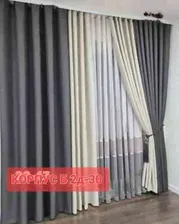 Шторы Ткань блэкаут плотные. Ширина: 3м Высота: 2,8м