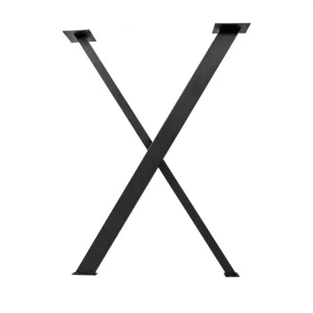 Опора для стола X образная / черная / высота 85 см. / ширина 60 см. / нерегулируемое-2