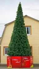 Новогодняя искусственная сосна "Альпийская", высота 4 м