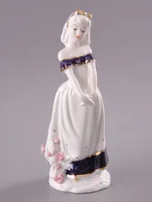 Статуэтка "девушка" 8*7 см. высота=20 см. серия "blau weiss" Lefard (276-106)