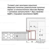 Дверь-невидимка Invisible скрытого монтажа ПОД ПОКРАСКУ НАРУЖНОГО открывания. Высота от 2400 до 3000