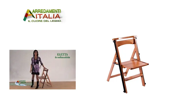 Стул-стремянка трансформер Eletta от Arredamenti Italia