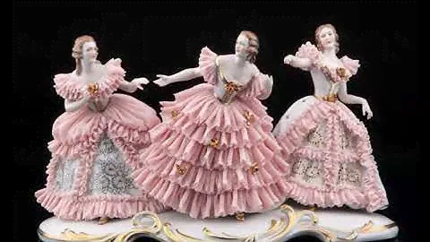 The beauty of amazing Dresden Lace Porcelain