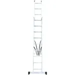 Новая высота Лестница алюминиевая двухсекционная Новая Высота NV 1220 2x9-1
