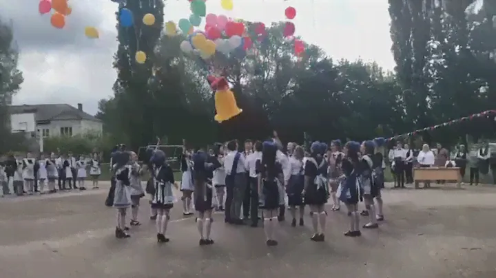Воздушный колокольчик для выпускников🎈🎈🎈