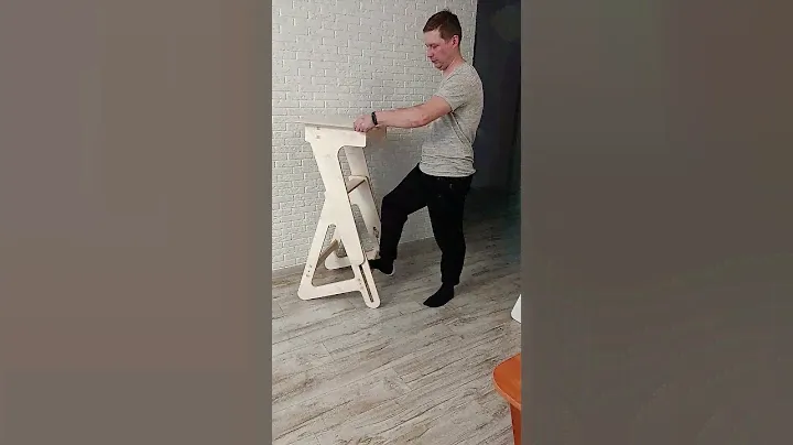 Стол для работы стоя. Регулировка высоты