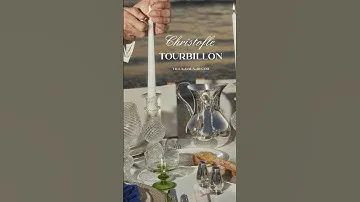 Коллекция хрустальных бокалов и подсвечников Christofle “Tourbillon” #шампанское #виноделие #сомелье