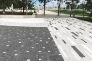 Тротуарная плитка Регата Б.18.Псм.6, комплект из 5 видов плит 280х120 мм, высота 60 мм Белый