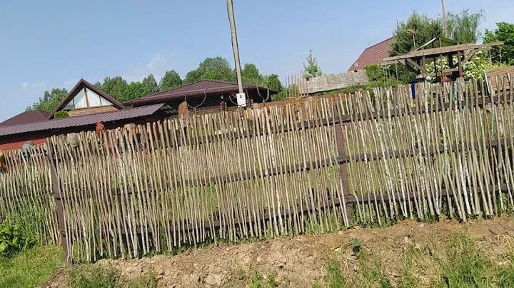 Плетеный забор
