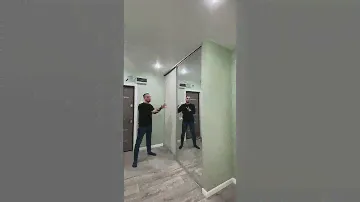 Как сделать такой встроенный шкаф?