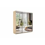 Шкаф-купе 3-х дверный Экспресс 45 cонома/зеркало 240 высота 240