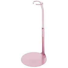 Подставка Kaiser Metal doll stand (розовая, высота 18-23 см, для кукол 28-30 см)
