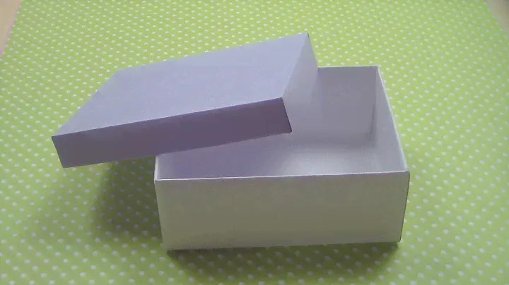 Как сделать КОРОБКУ С КРЫШКОЙ / How to make а Paper Box / ✿ NataliDoma