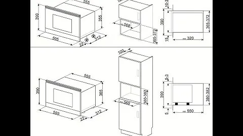 Встраиваемая микроволновая печь SMEG