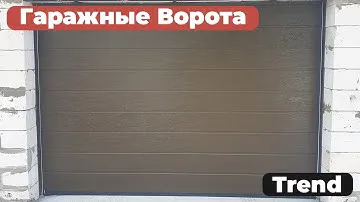 😀 Установили очередные ГАРАЖНЫЕ ВОРОТА серии TREND от компании ALUTECH. Размер 3 на 2,2 м.