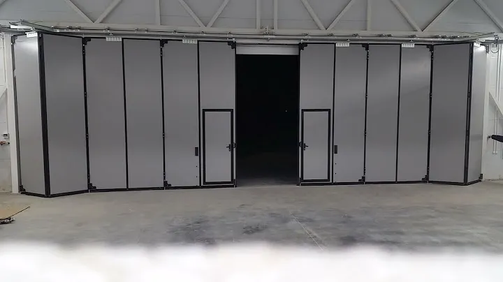 Промышленные складные ворота