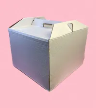 Коробка для торта с ручками 40 х 40 см, Высота 30 см / на 5-7 кг.