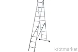 Лестница-стремянка двухсекционная НОВАЯ ВЫСОТА NV1220 (2х10 ступеней)